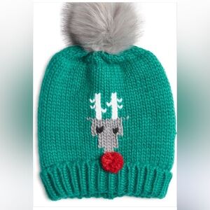 BP Holiday Reindeer Bean Green or Gray NWOT